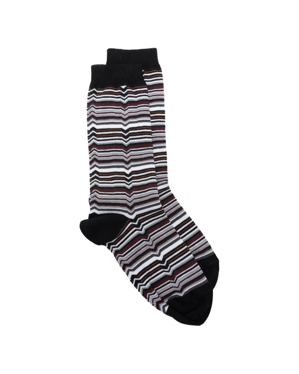 Missoni Black Zigzag-Knit Socks