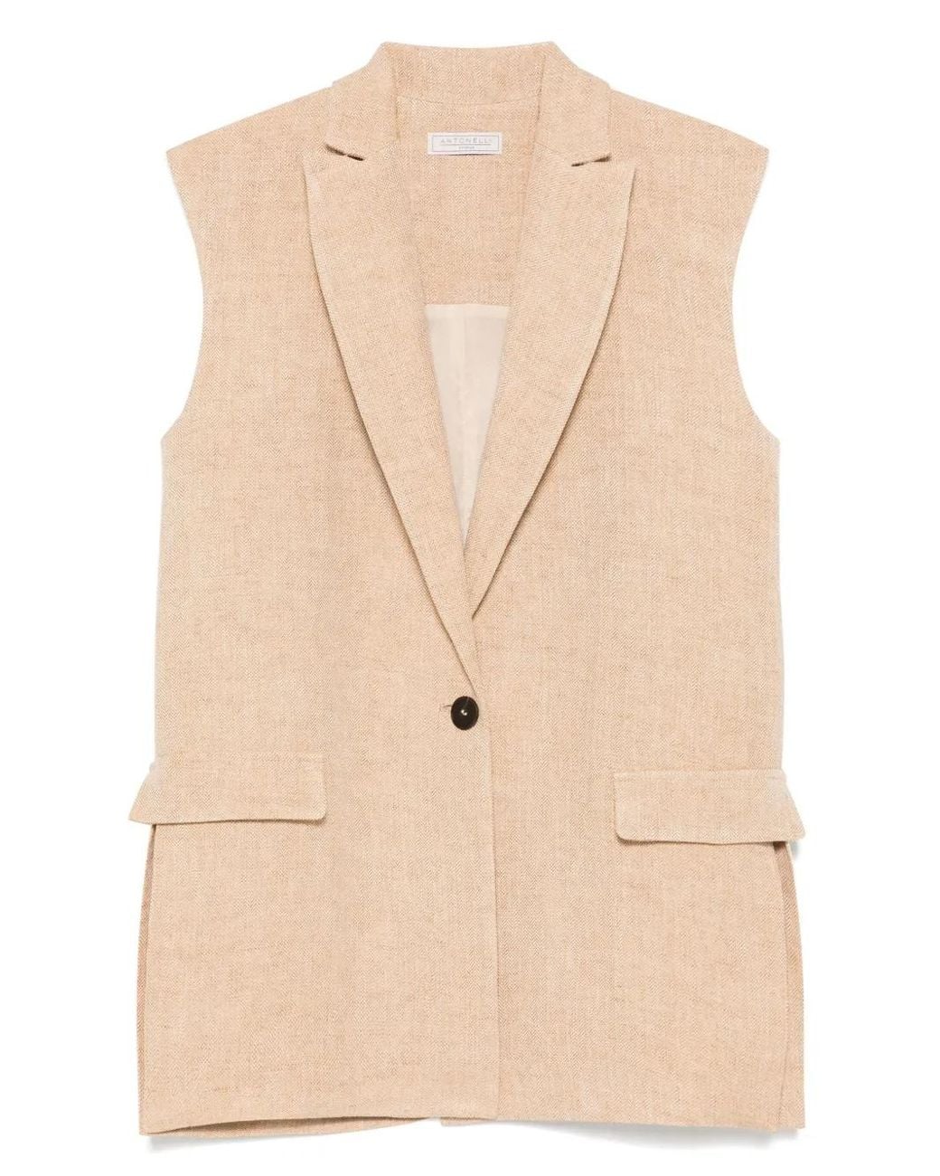 Chaleco Frida Antonelli de color Natural