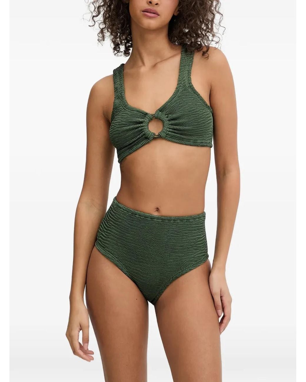Paramidonna Green Irina Ring-Detail Bikini
