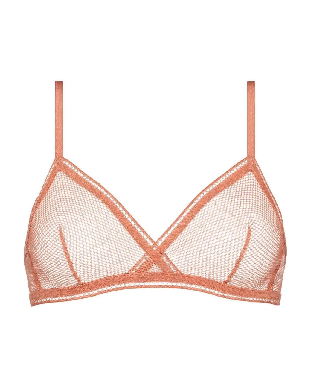 Eres Pink Fard Wireless Triangle Bra