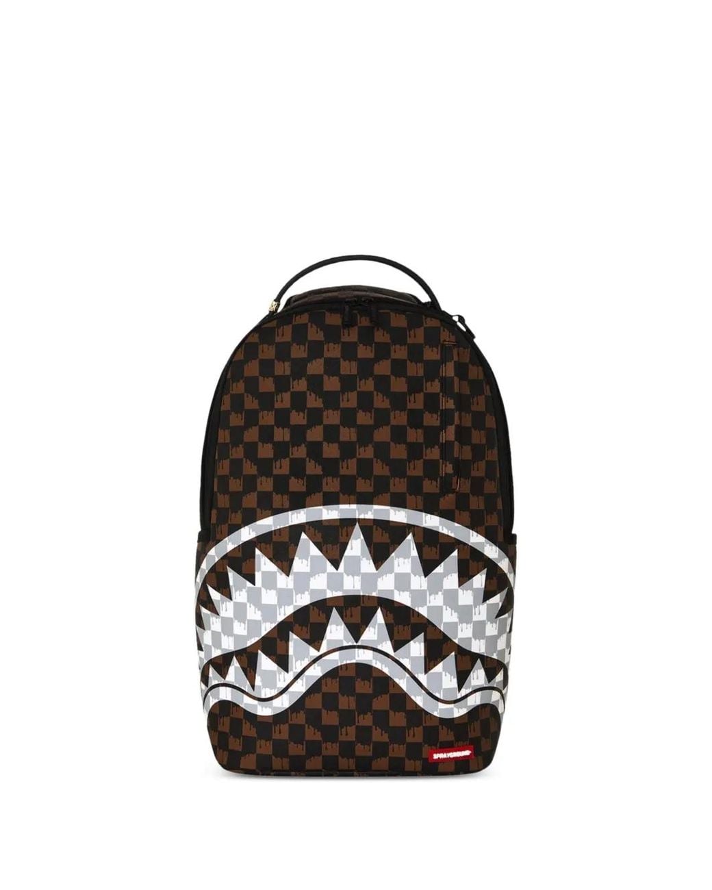 Sprayground Black Sac À Dos Paris Fang À Carreaux for men