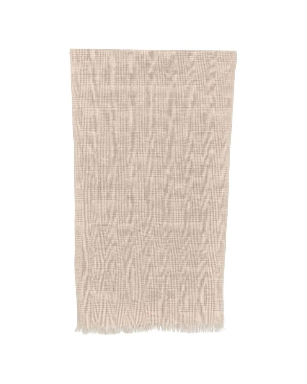 Fabiana Filippi Natural Fine-Knit Scarf