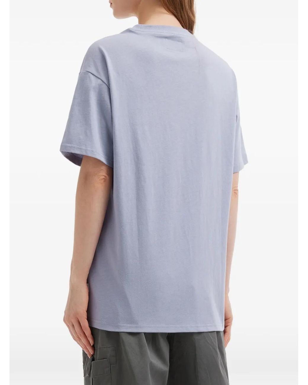 Izzue Blue Graphic-Print T-Shirt