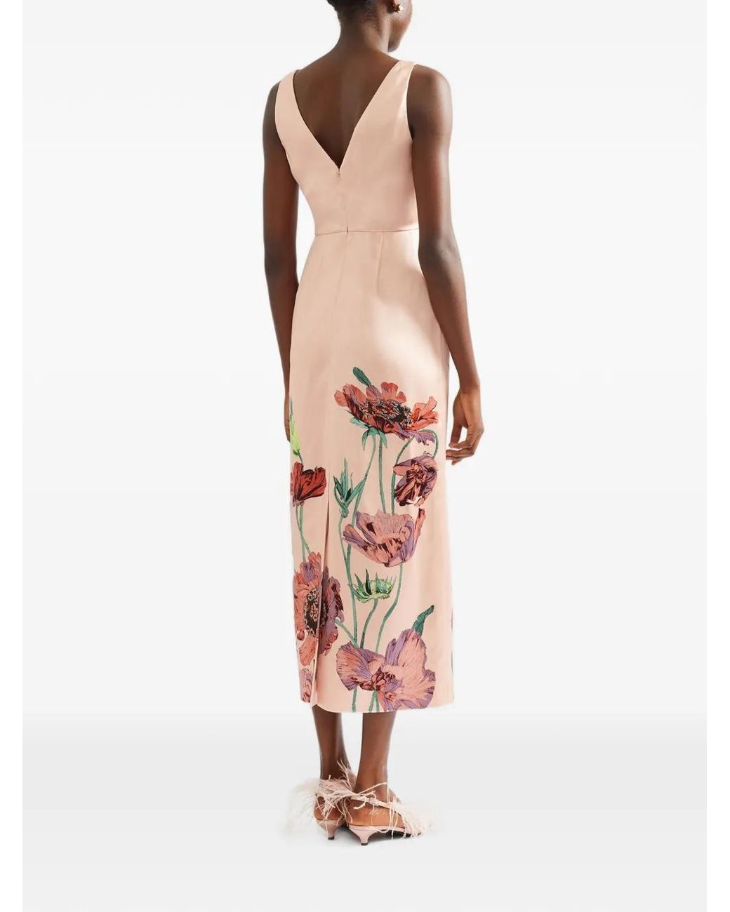 Erdem White Duchess Midi Dress