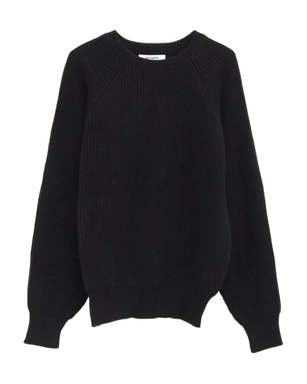 GIMAGUAS Black Thomas Raglan-Sleeve Sweater