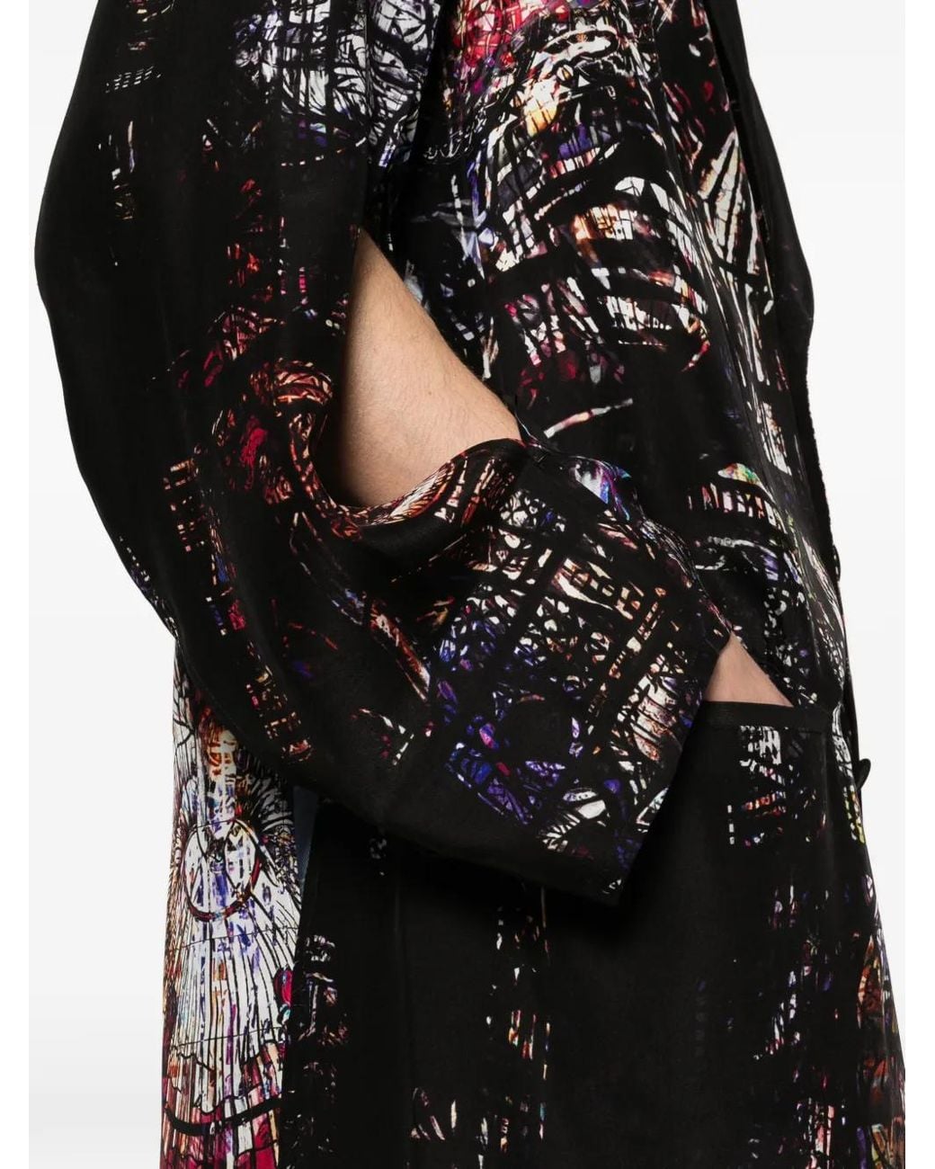 Yohji Yamamoto Black Logo-Print Blazer for men