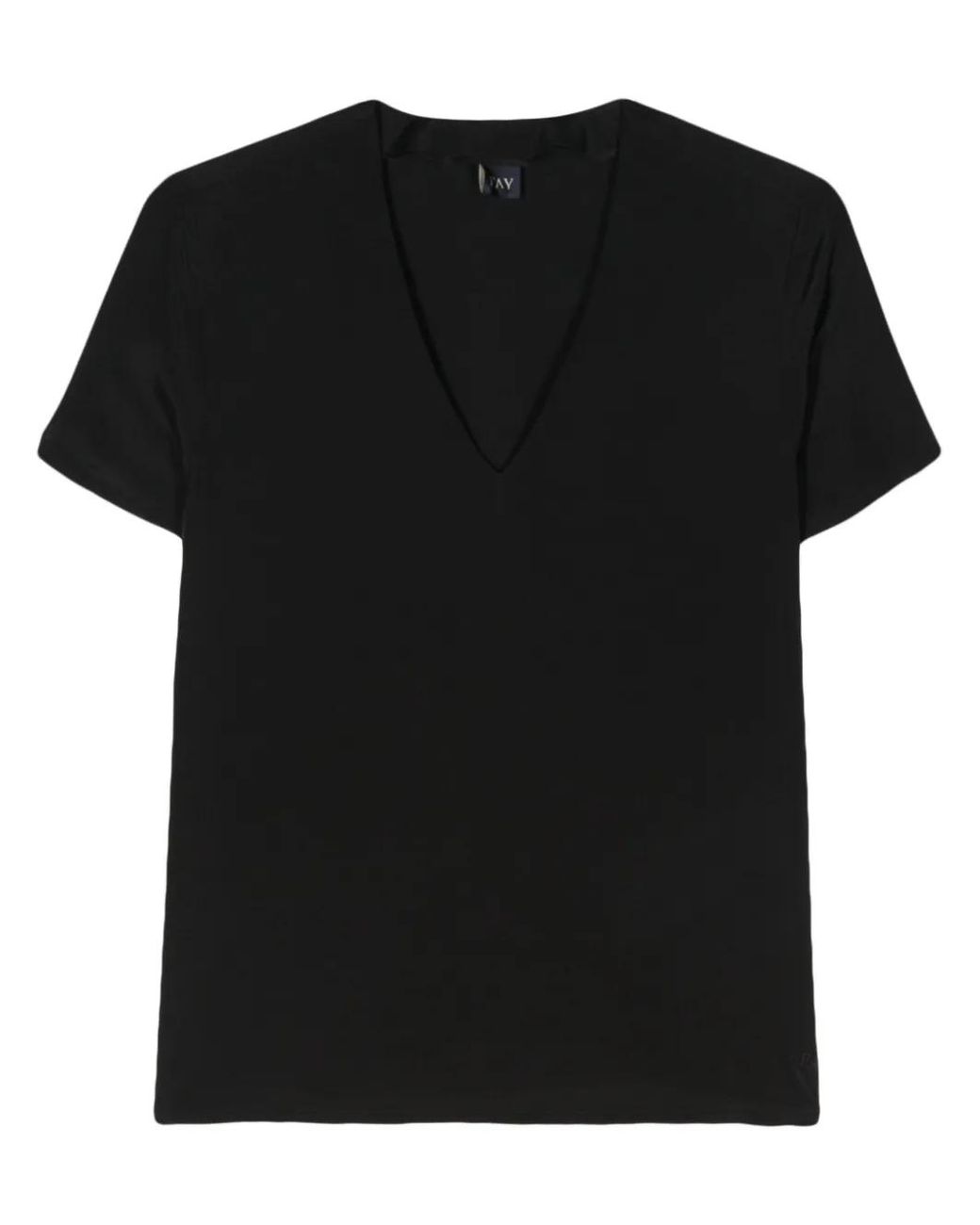 Blouse À Col V Fay en coloris Black
