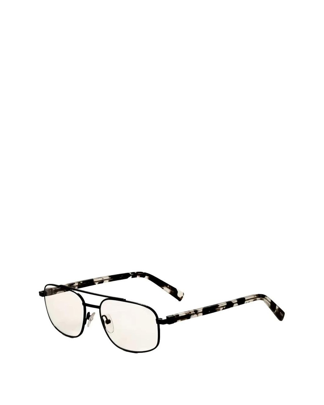 Tumi White Pilot-Frame Glasses for men
