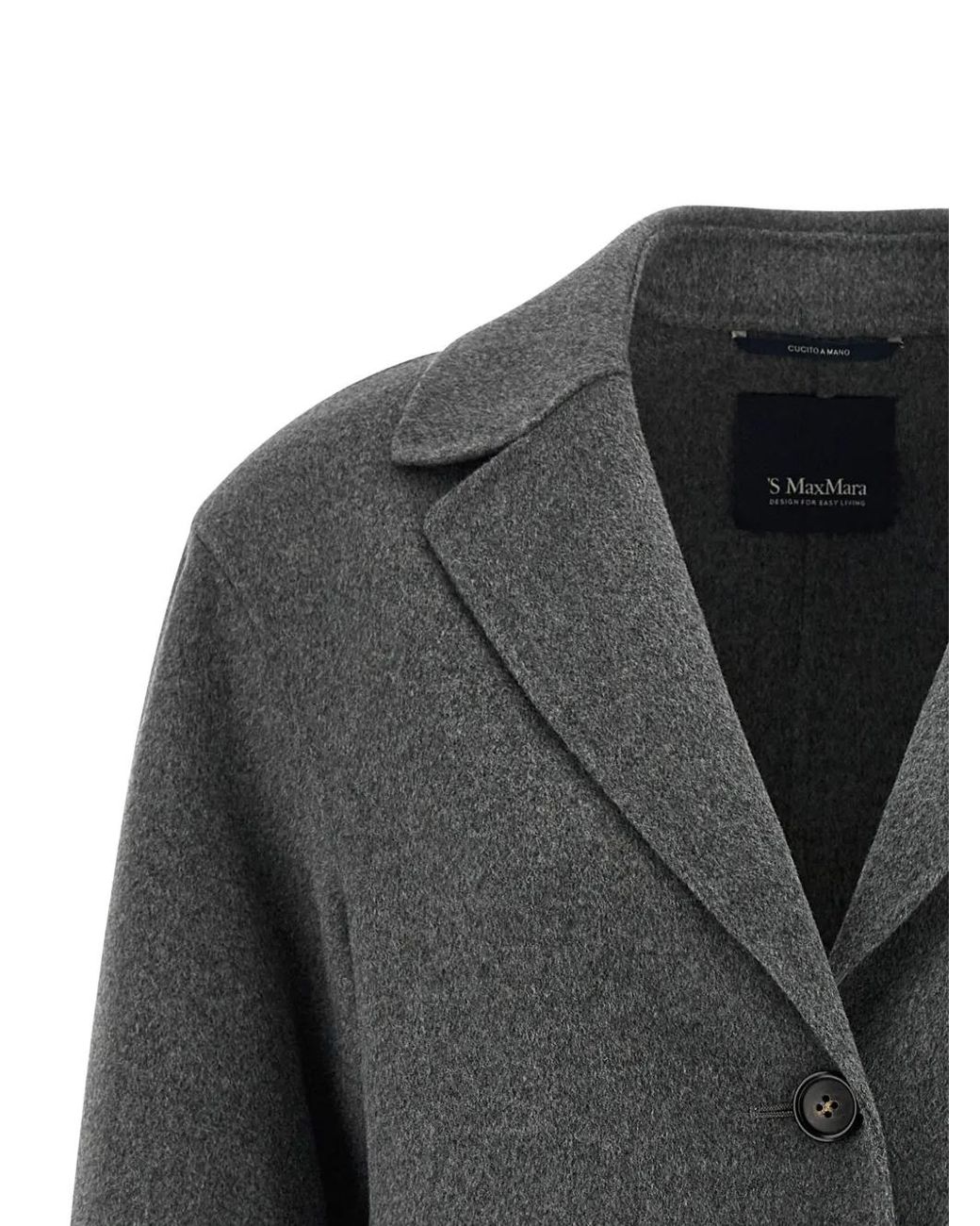 Max Mara Black Smmelfi Button Single-Breasted Blazer
