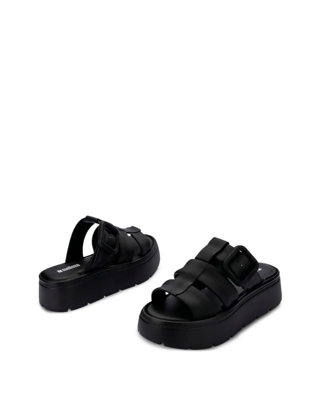 Melissa Black Pump Platform Sandals