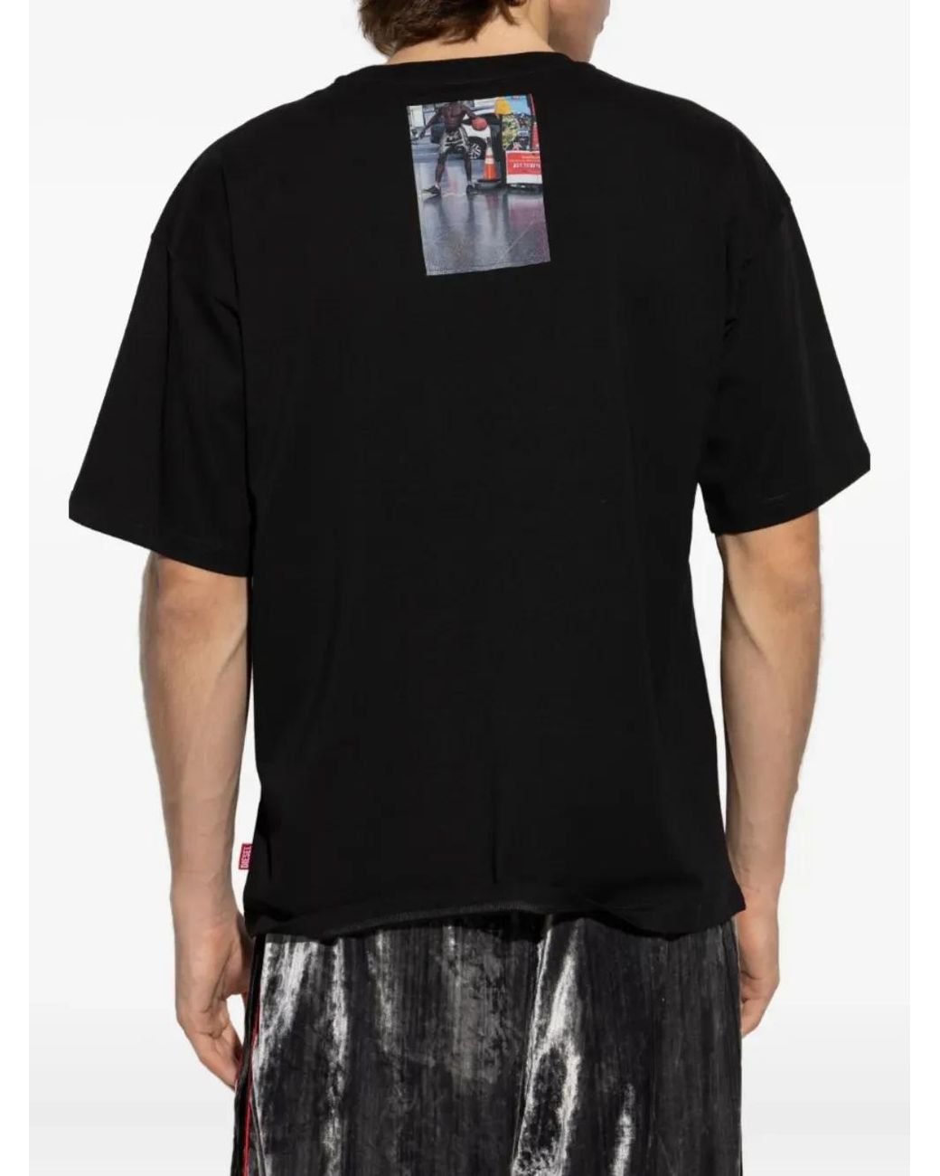 DIESEL Black T-Shirts And Polos for men