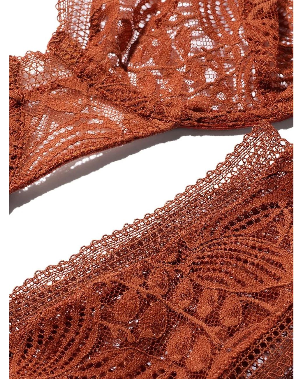 Eres Pink Cerise Full-Cup Lace Bra
