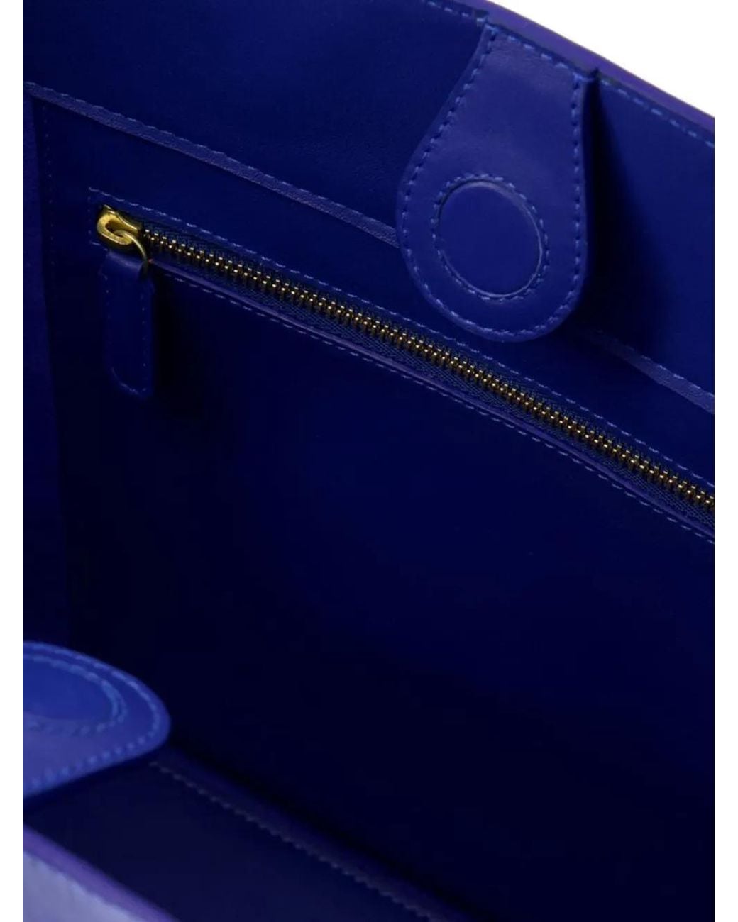 Ines De La Fressange Paris Blue Leonore Shoulder Bag