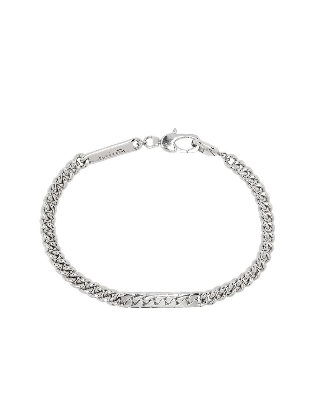 CAPSULE ELEVEN White Power Tag Bracelet for men