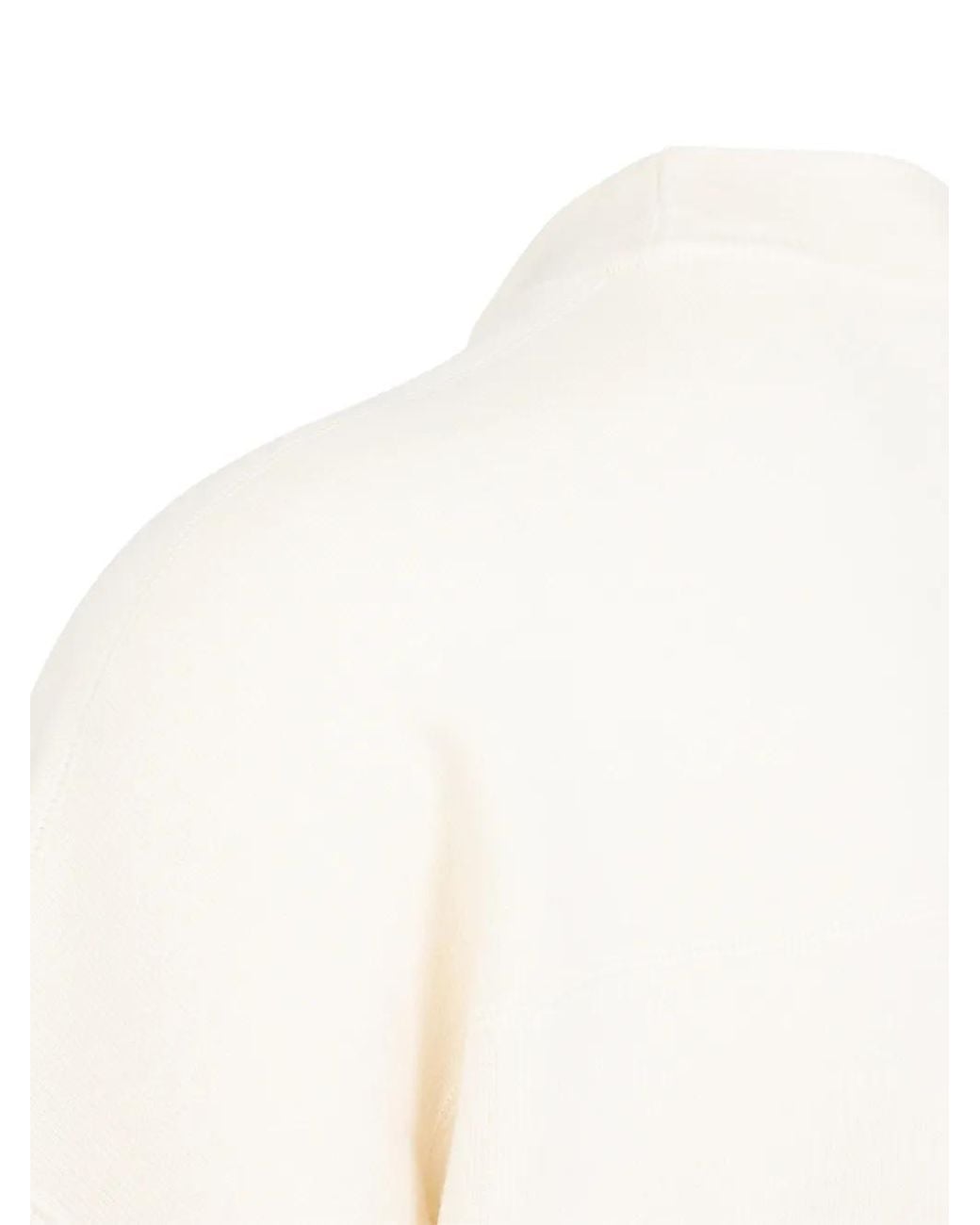 Fear Of God White Mock-Neck Dropped-Shoulder Sweater for men