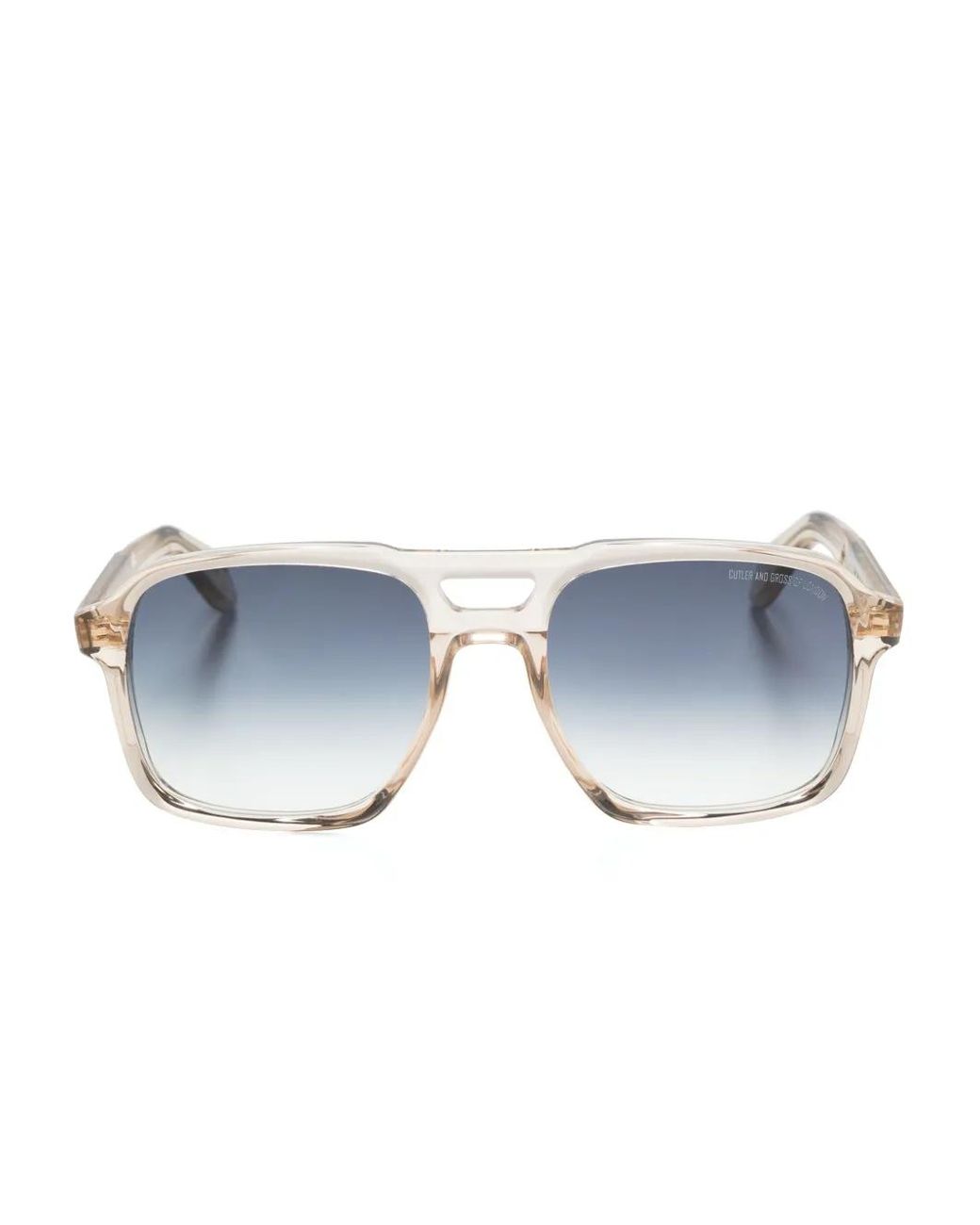 Cutler & Gross Blue 1394 Square-Frame Sunglasses