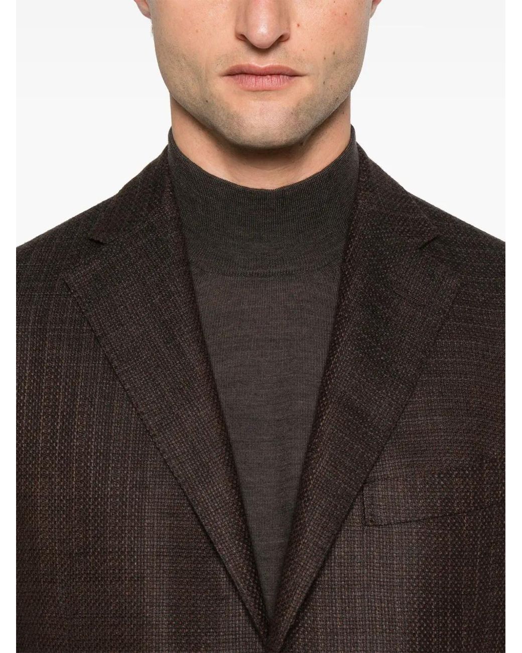 Blazer Con Botones Corneliani de hombre de color Black