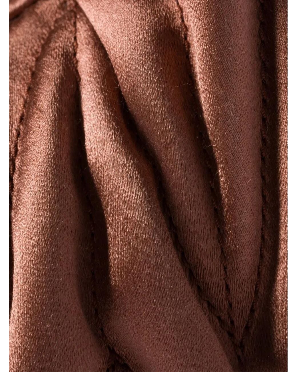 Miu Miu Brown Mini Wander Tote Bag