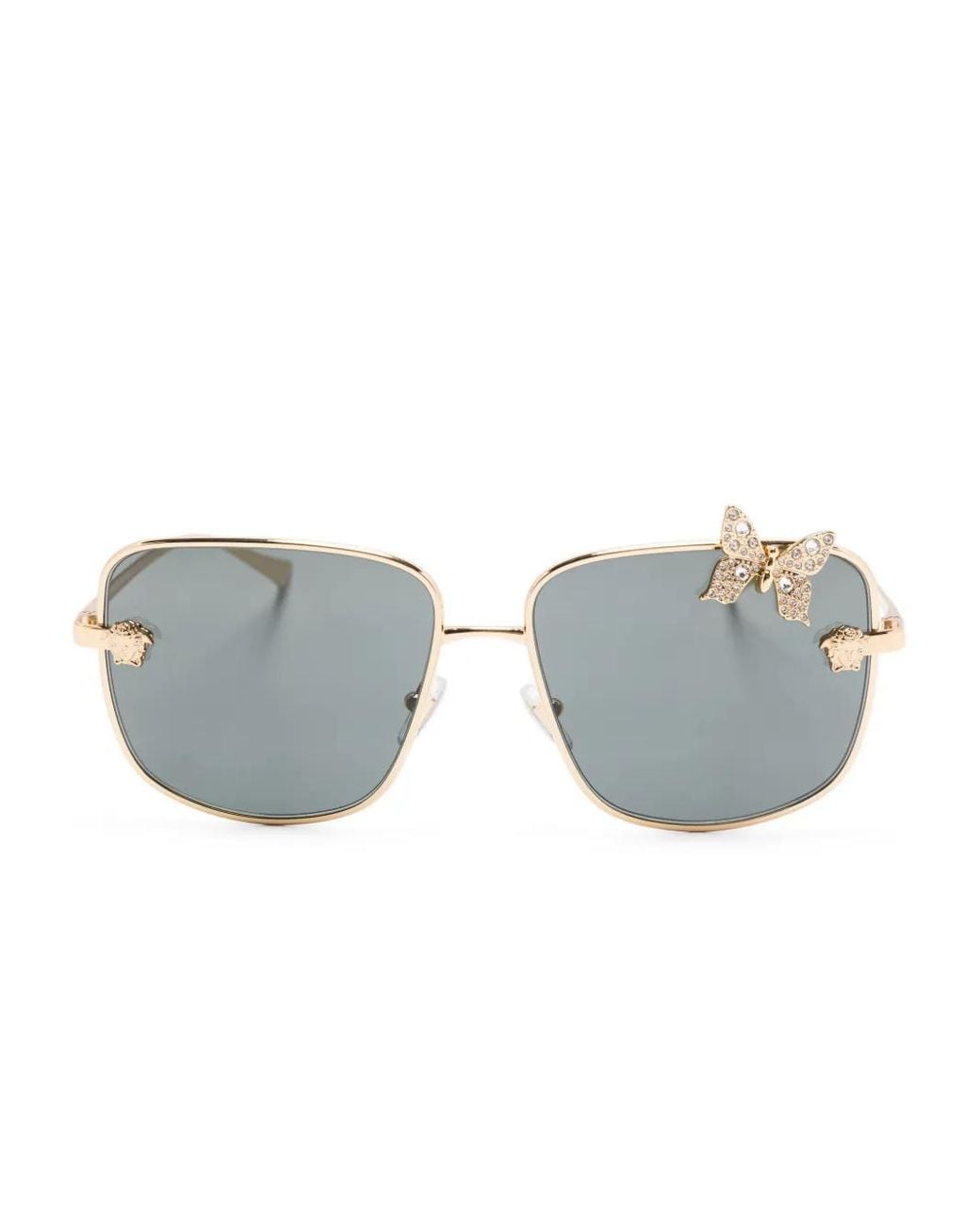 Occhiali Da Sole Squadrati di Versace in Gray