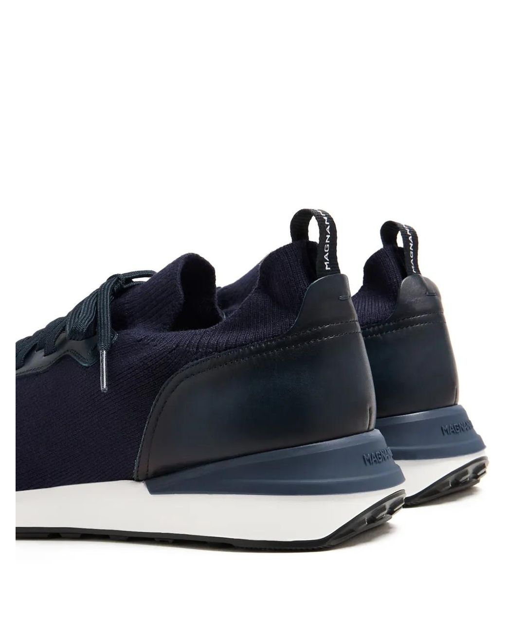 Magnanni Shoes Blue Grafton Sneakers for men