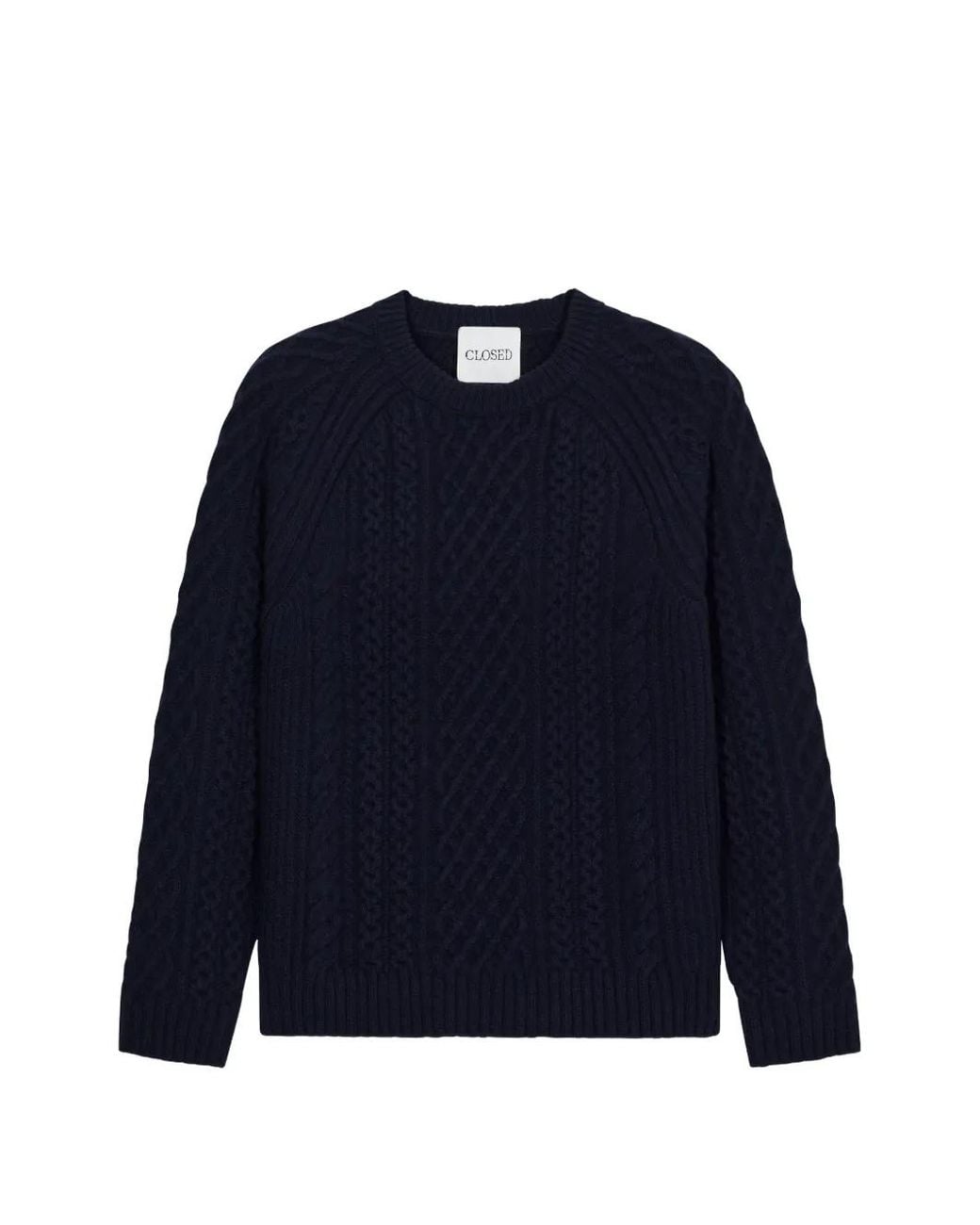Closed Blue Cable-Knit Sweater for men