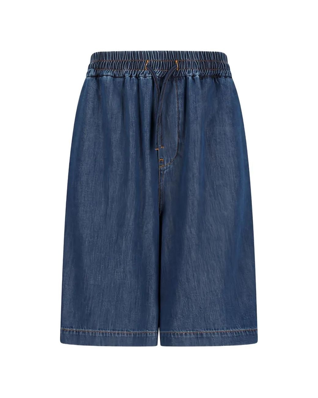 DARKPARK Blue Brad Drawstring Shorts for men