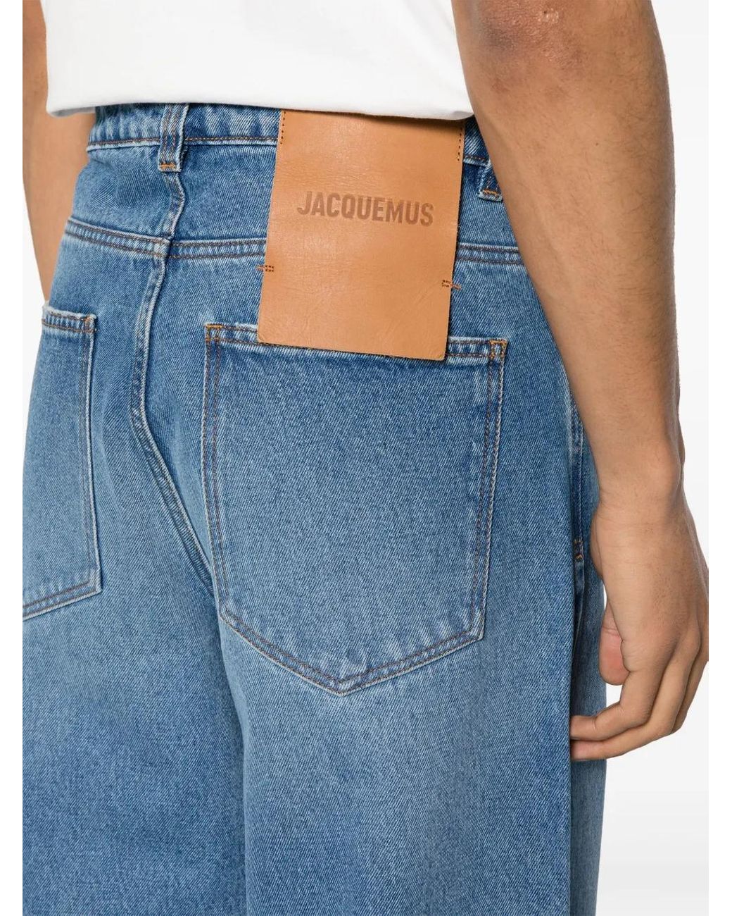Jacquemus Blue Le De Nîmes Wide-Leg Jeans for men