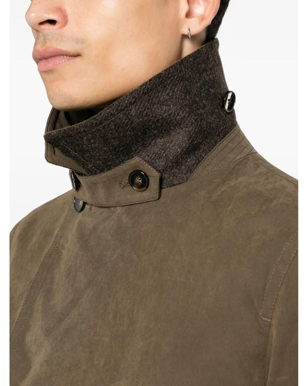 L'IMPERMEABILE Brown Terence Double-Breasted Coat for men