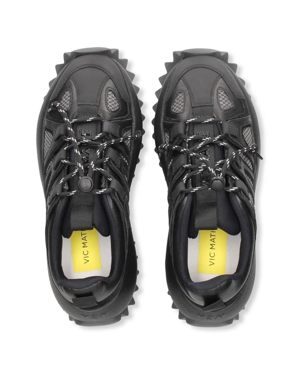 Vic Matié Black Running Trek Sneakers