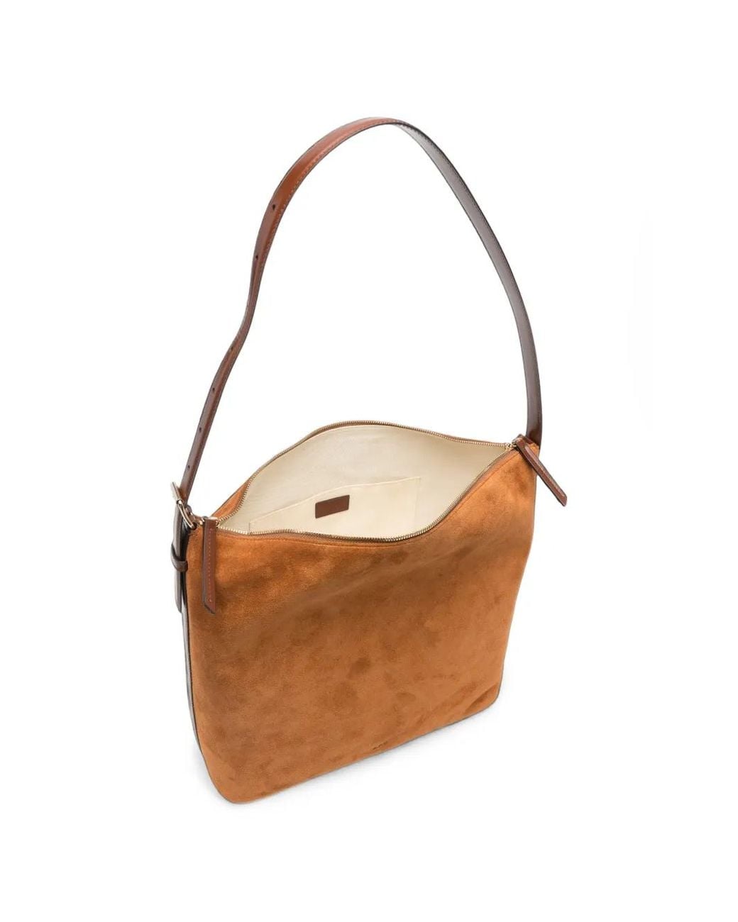A.P.C. Brown Suede Shoulder Bag