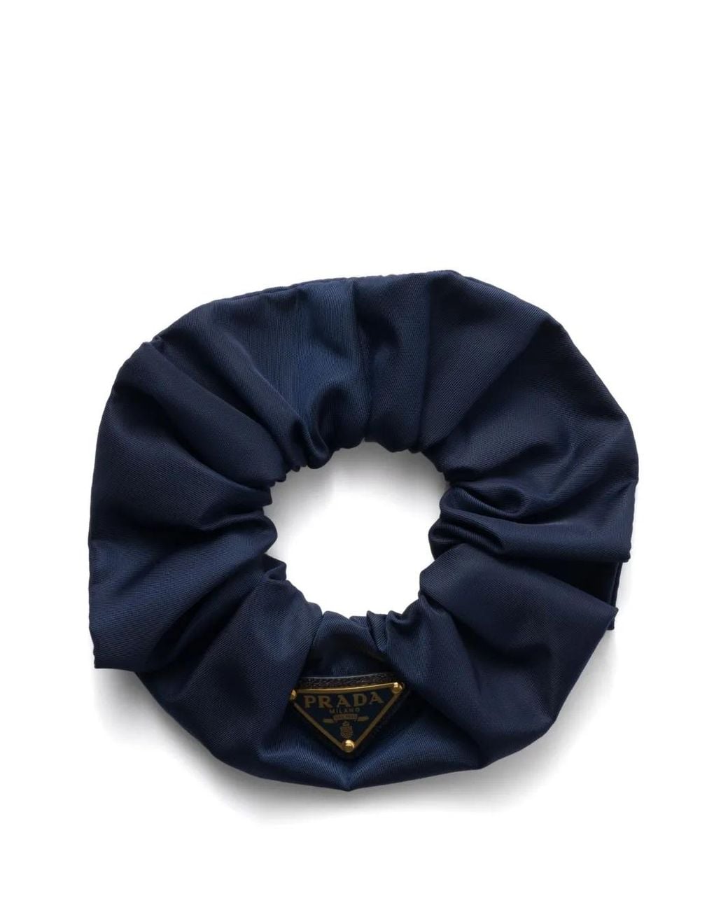 Prada Re-Nylon Scrunchie in het Blue