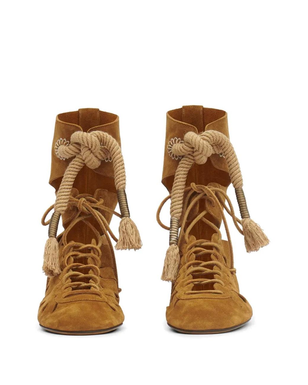 Isabel Marant Brown Slave Openwork Boots