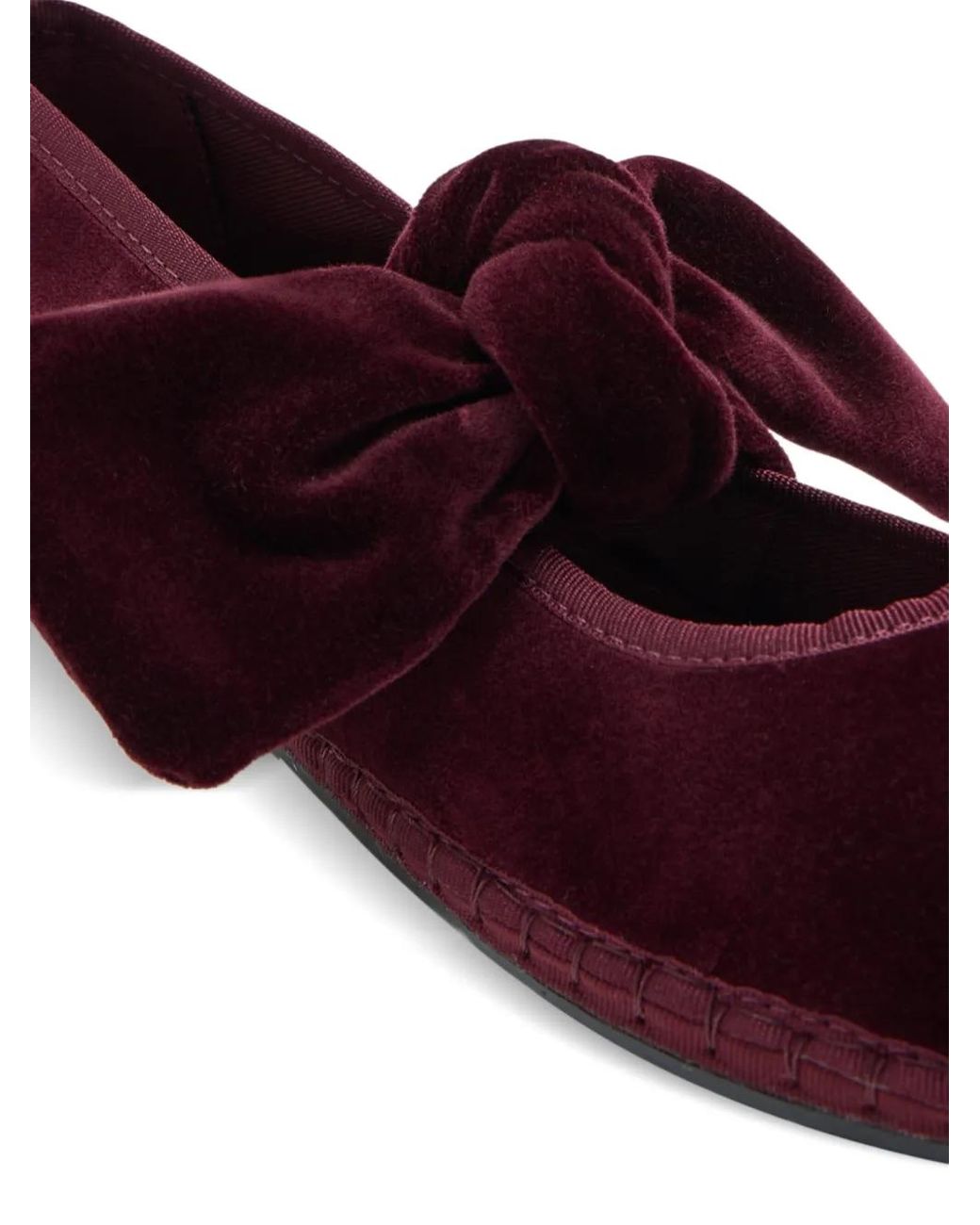 Flabelus Red Lyra Bow Espadrilles