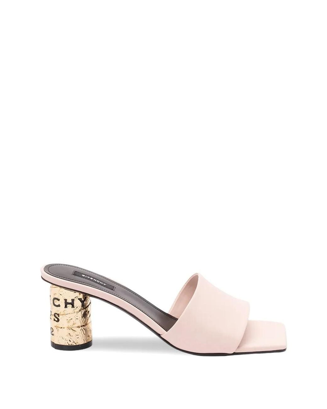 Givenchy Pink Tape Heeled Mules