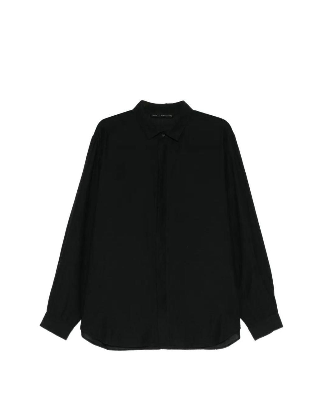 Forme D'expression Black Long-Sleeve Shirt for men