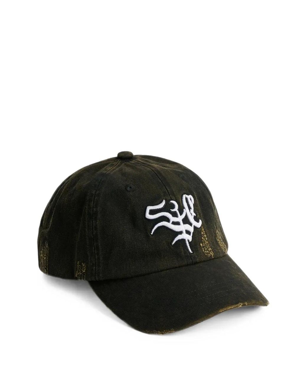 Stockholm Surfboard Club Black Distressed Pac Crest Baseball Cap for men