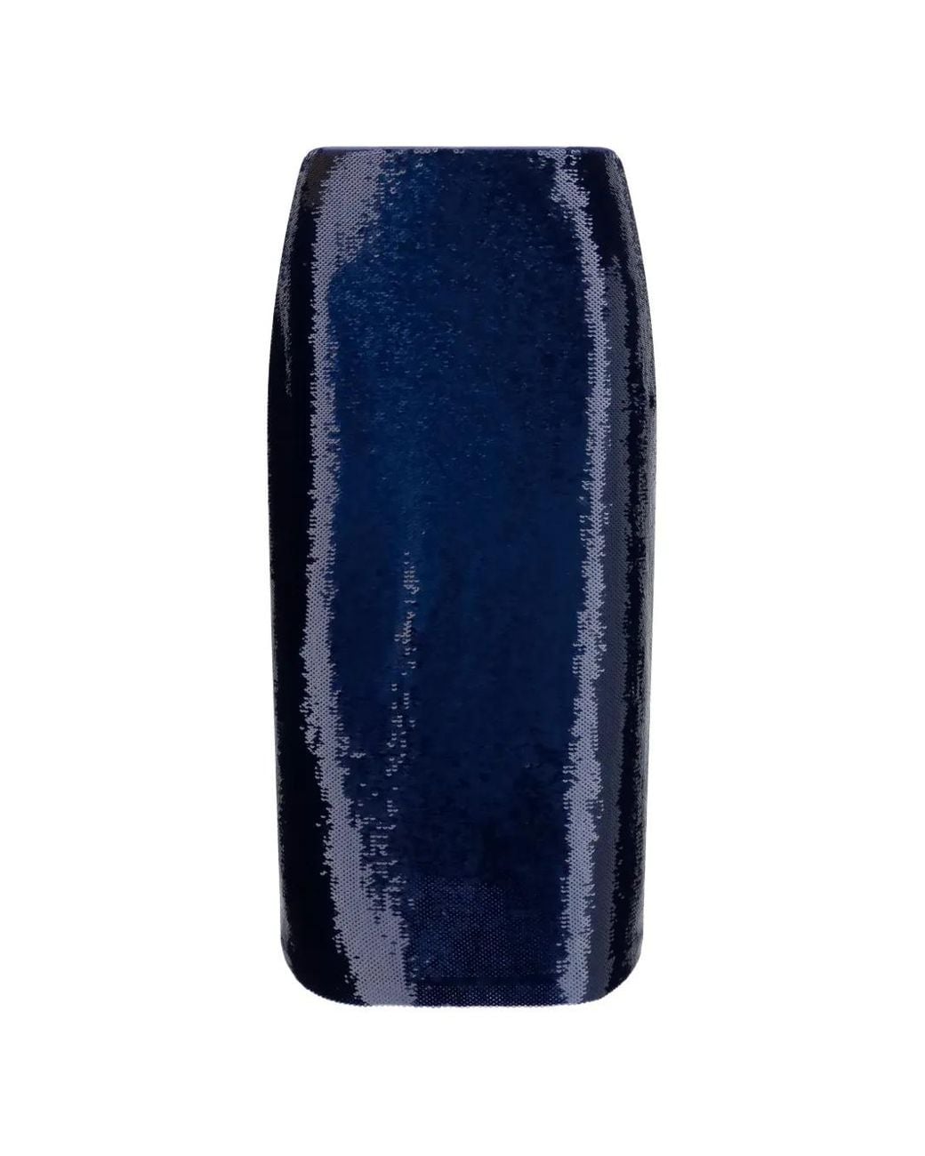 Tom Ford Blue Sequin-Embellished Pencil Skirt