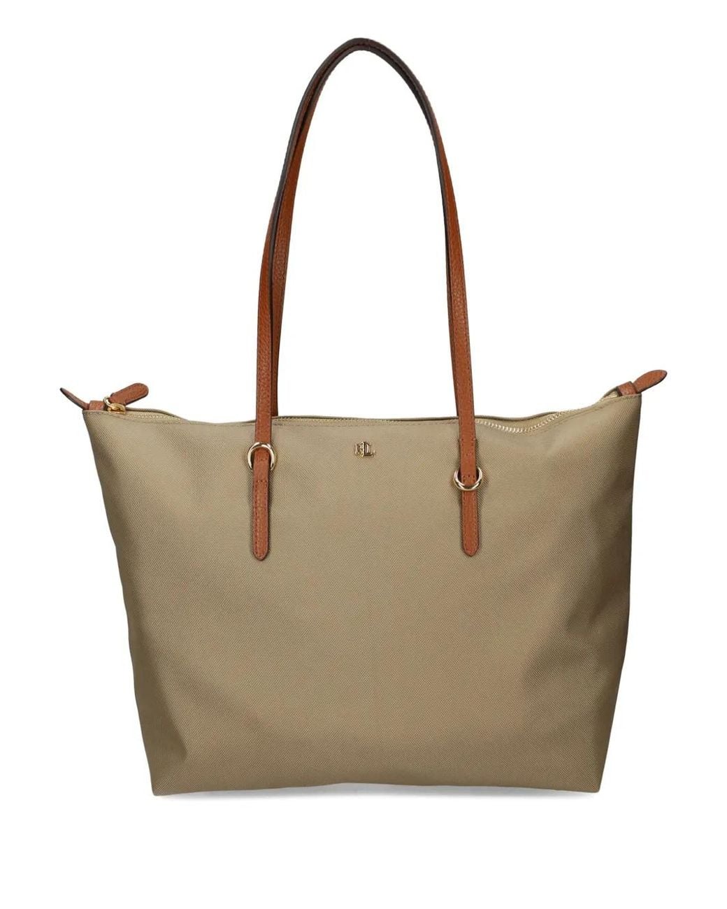 Ralph Lauren White Keaton Tote Bag