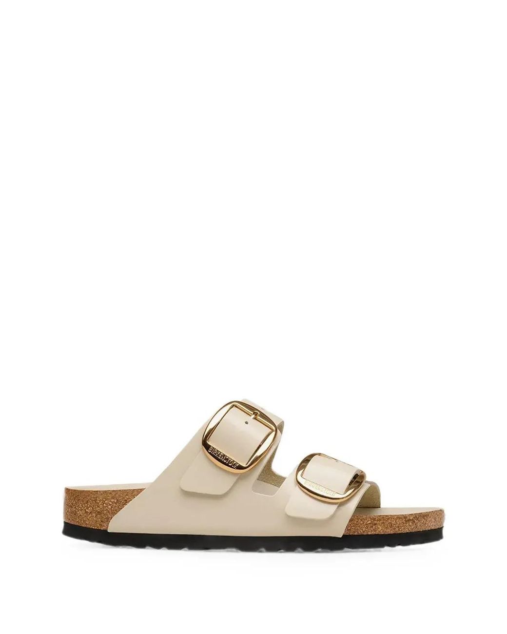 Birkenstock White Claquettes Arizona Big Buckle