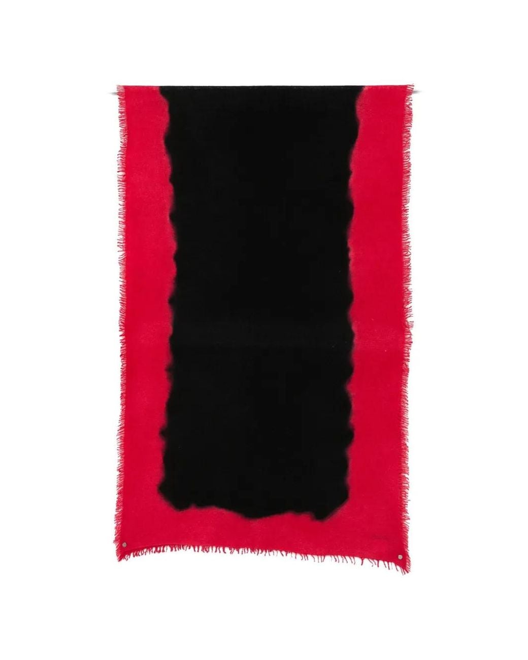 Faliero Sarti Red Anelisa Frayed Scarf