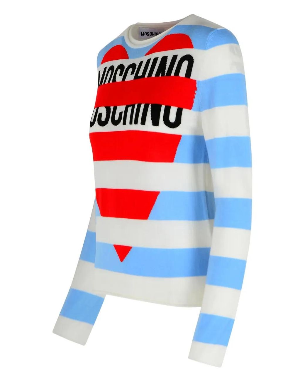 Moschino Blue Virgin Wool Sweater