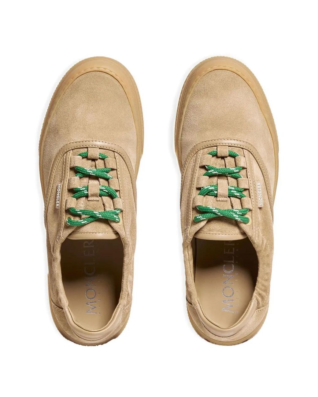 Moncler Natural Vera Leisure Suede Sneakers