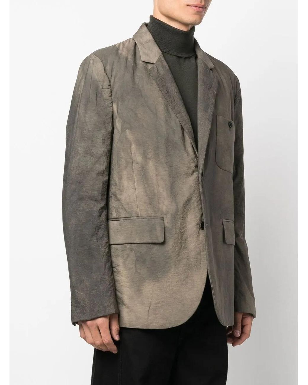 Uma Wang Brown Faded Effect Blazer for men