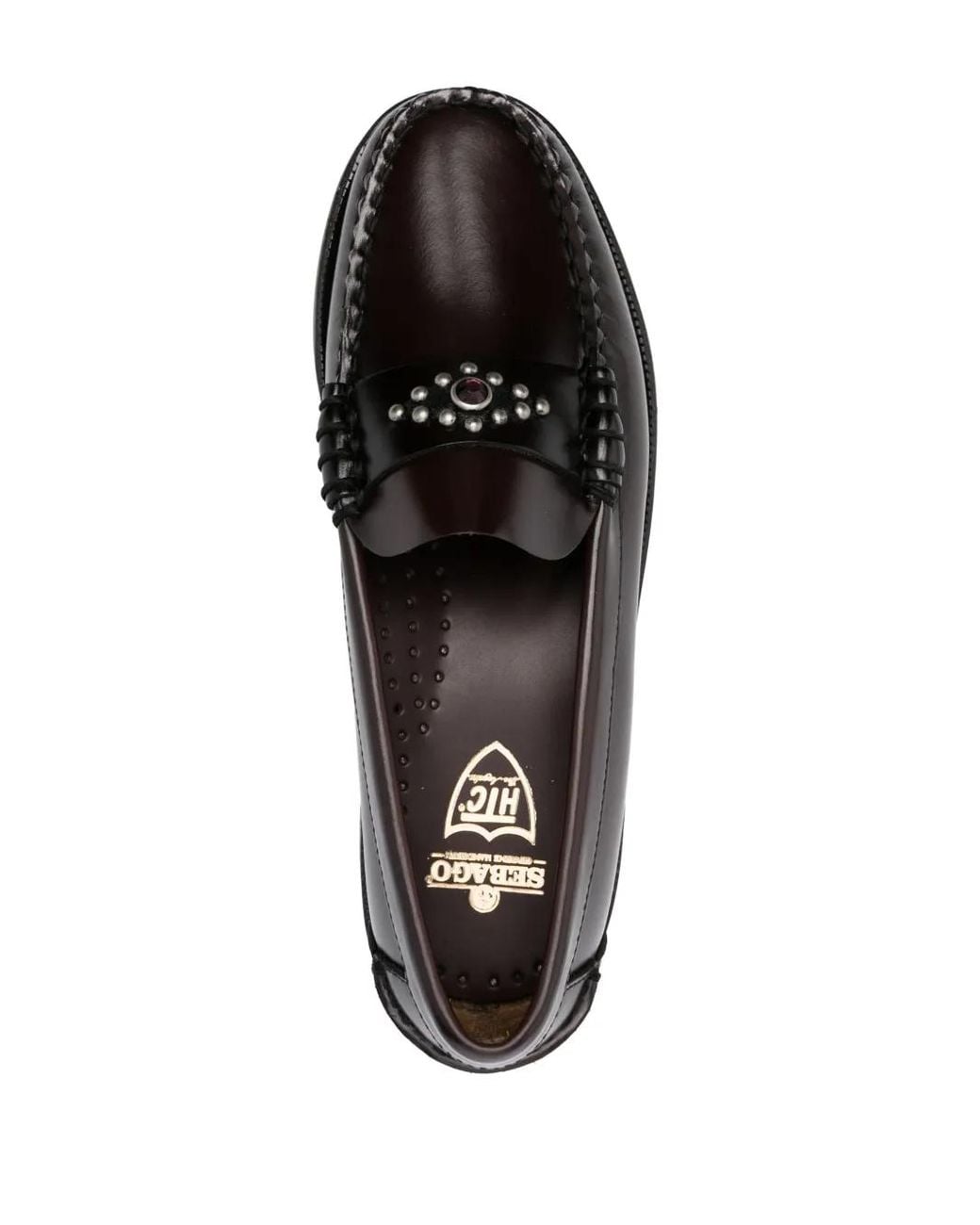 Sebago Black Classic Dan Rhombus Loafers