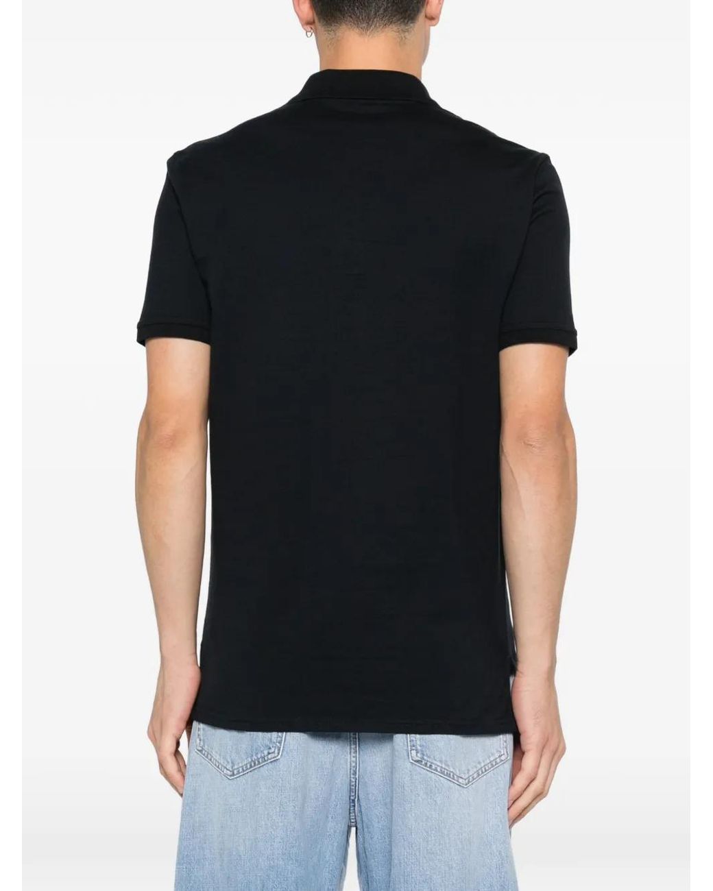 Givenchy Black Short Sleeve Polo for men