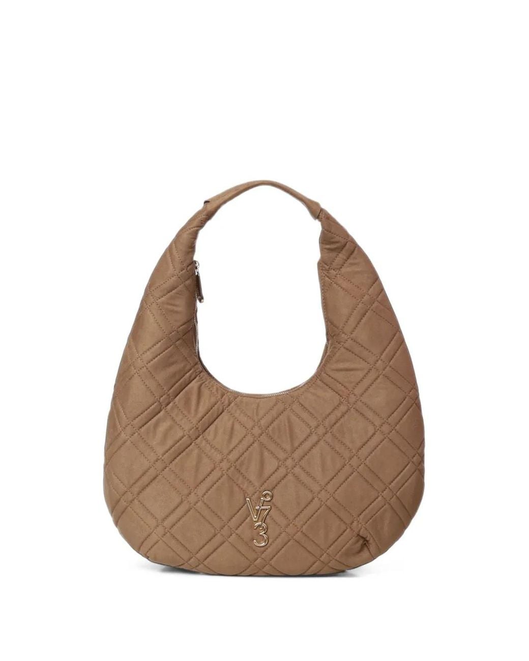 V73 Natural Jasper Quilted Shoulder Bag