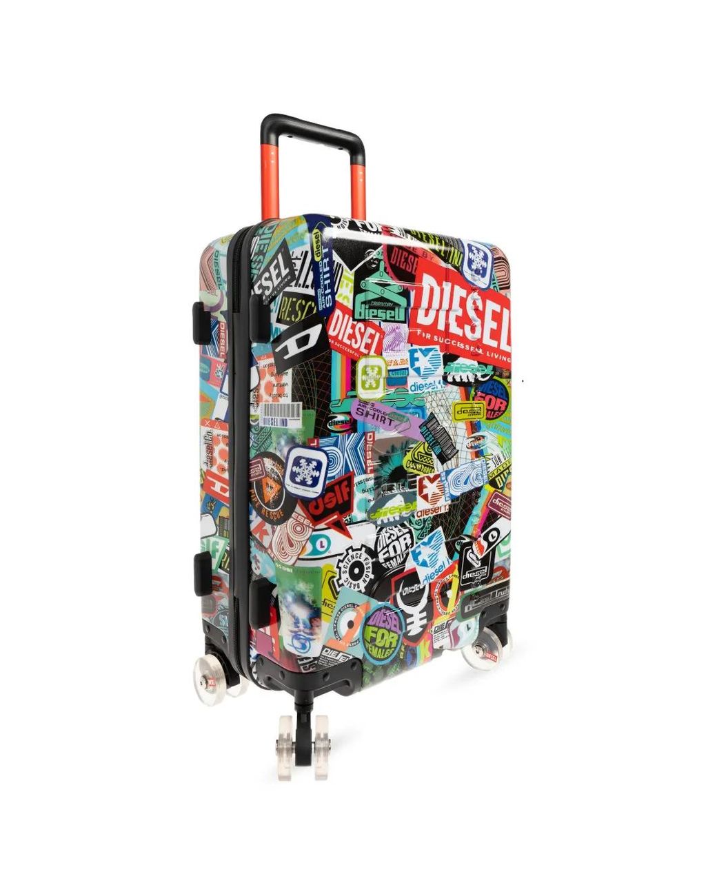Small Trolley Sticker DIESEL Small Sticker-Print Trolley in White | Lyst