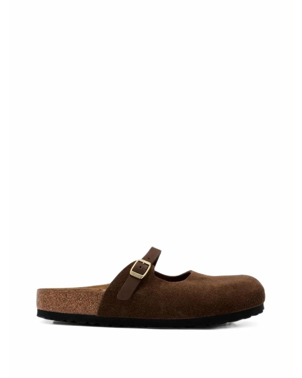 Birkenstock Brown Maria Ii Suede Sandals