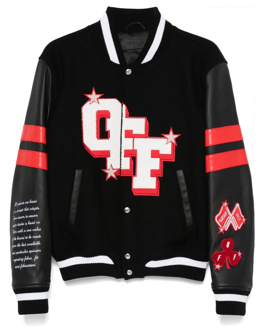 Off-White c/o Virgil Abloh Black Jackets for men