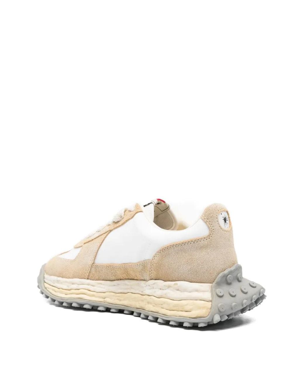 Maison Mihara Yasuhiro Natural Larry Og Sole Mix Material Low-Top Sneakers